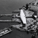 The Hercules being reconstructed in a dry dock at Long Beach Harbor (Author unknown)
